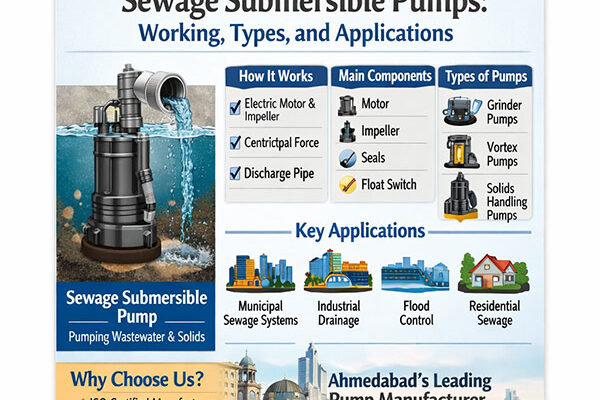 sewage submersible pump used for wastewater handling