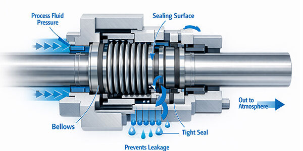 bellow mechanical seal used in industrial pumps