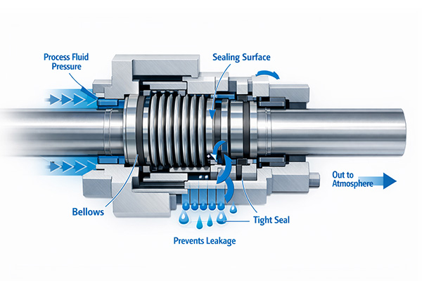 bellow mechanical seal used in industrial pumps